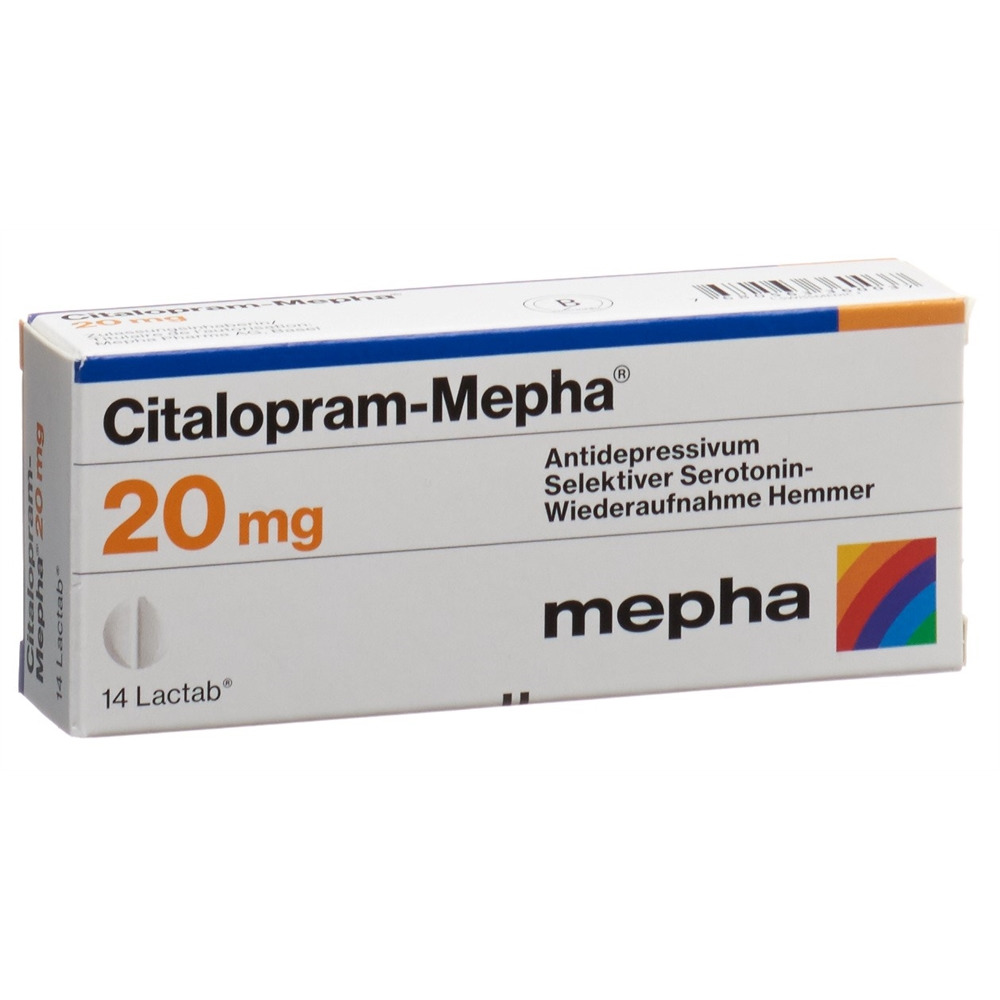 CITALOPRAM Mepha 20 mg, image principale