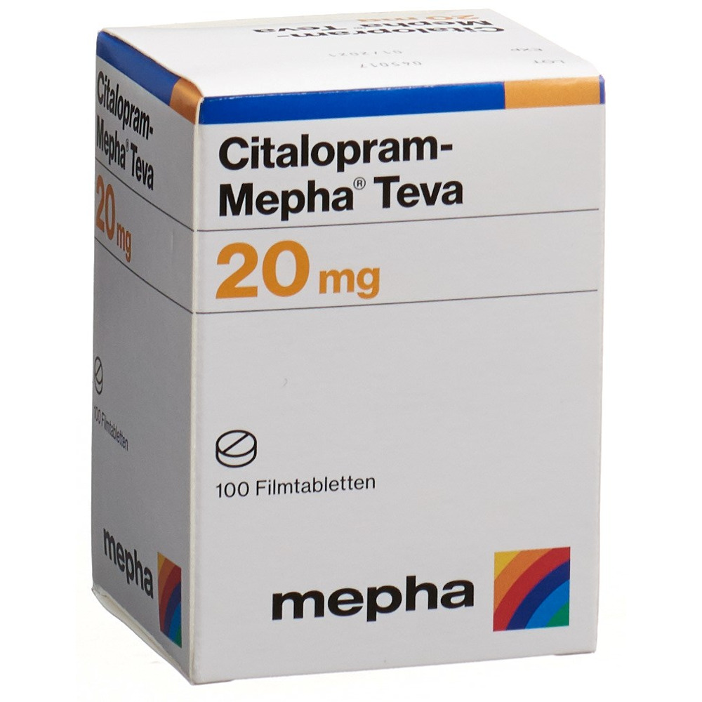 CITALOPRAM Mepha Teva 20 mg, image principale