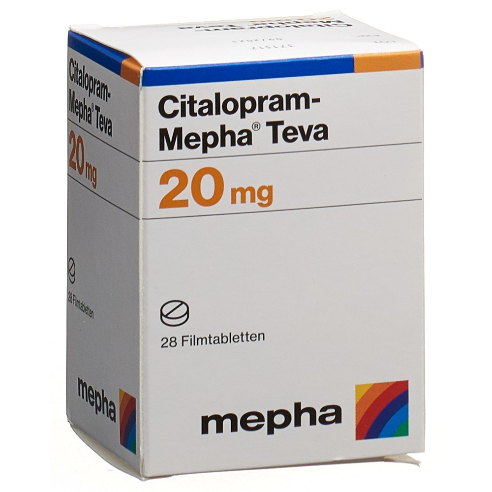 CITALOPRAM Mepha Teva 20 mg, image principale