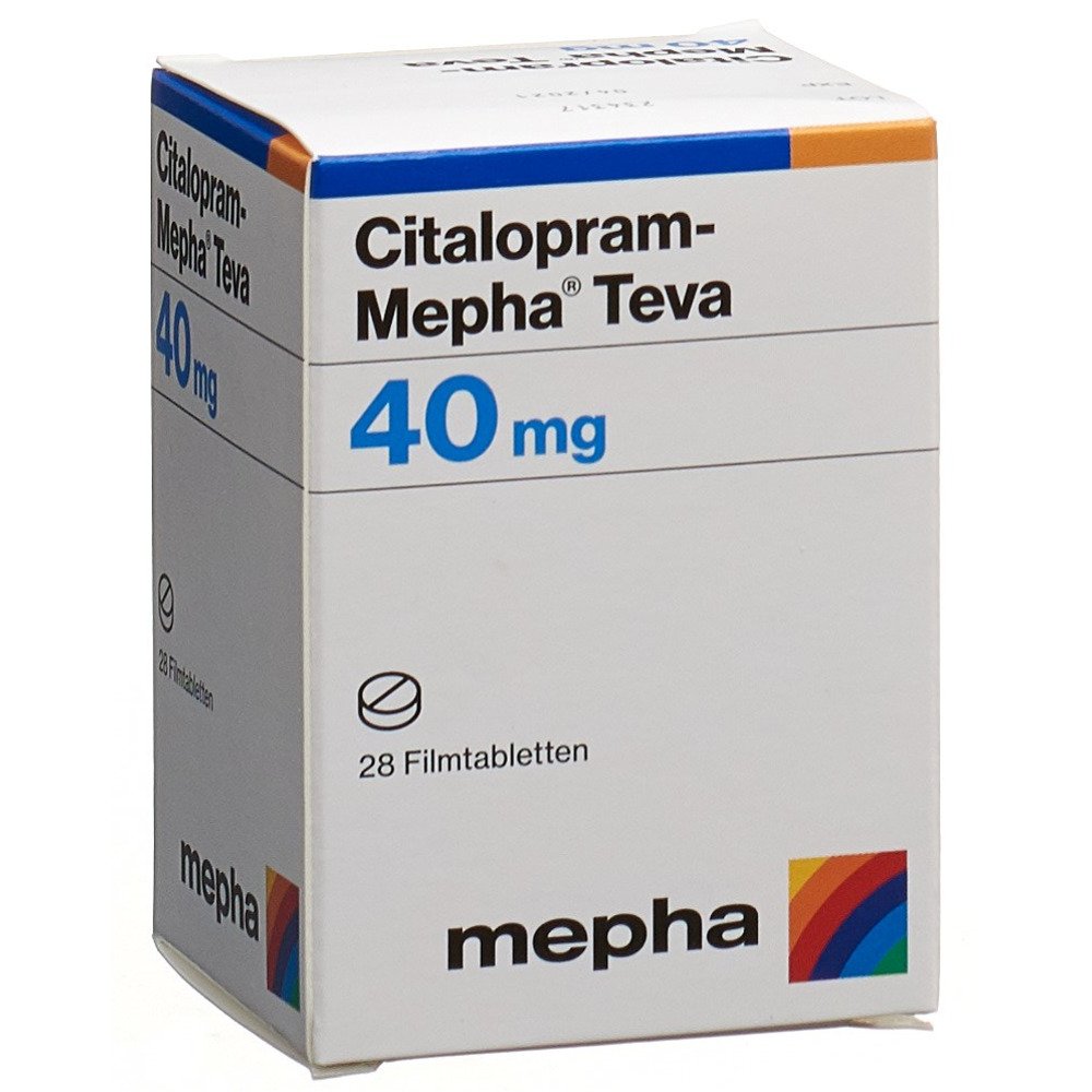 CITALOPRAM Mepha Teva 40 mg, image principale