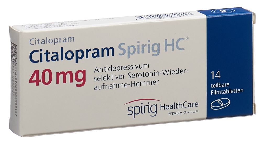 CITALOPRAM Spirig HC 40 mg, Hauptbild