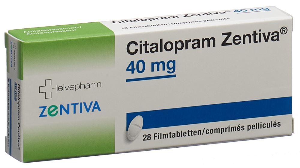 CITALOPRAM Zentiva 40 mg, image principale