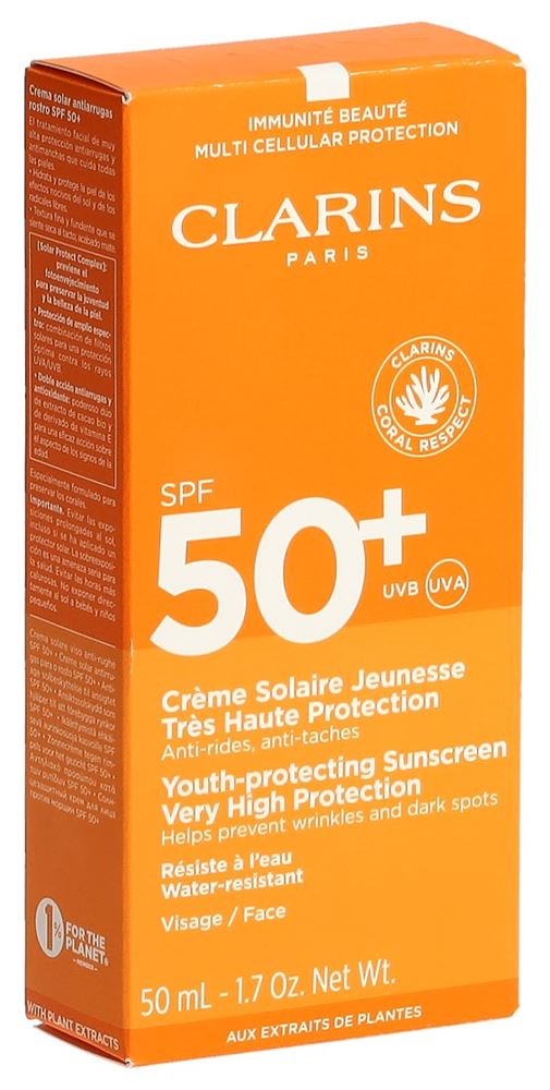 CLARINS Protecteur Visage Crème Sun Protection Factor 50 +