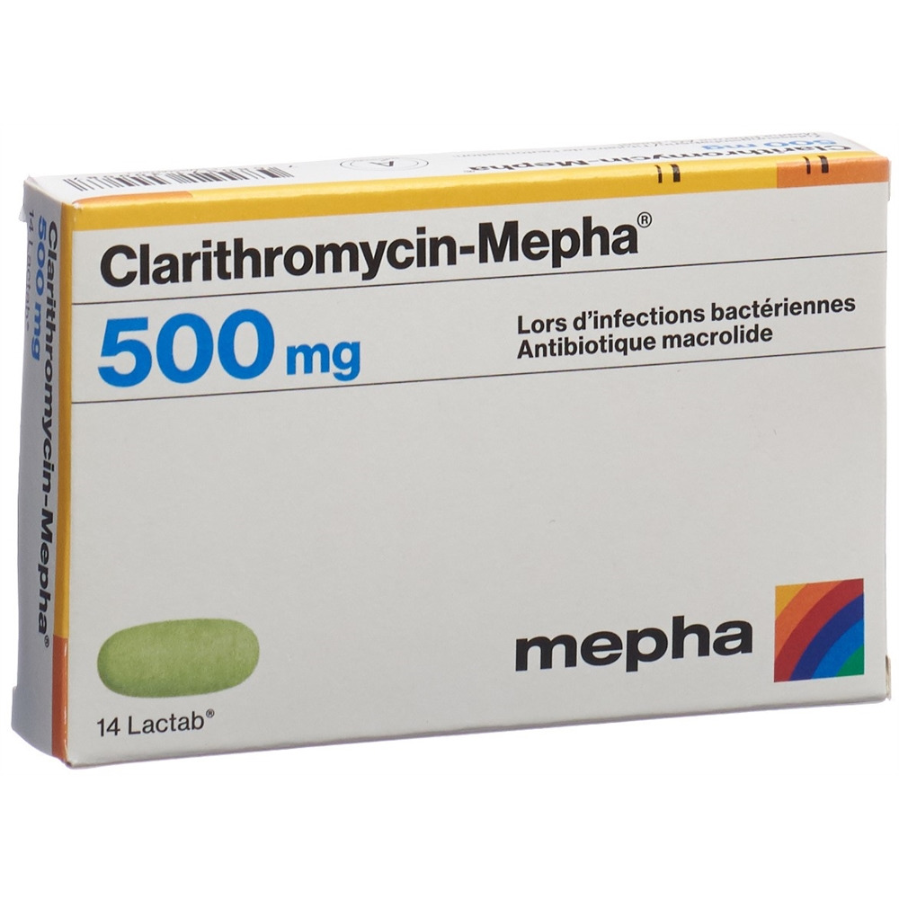 CLARITHROMYCINE Mepha 500 mg, Bild 2 von 2