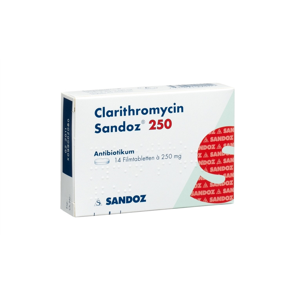 CLARITHROMYCINE Sandoz 250 mg, Hauptbild