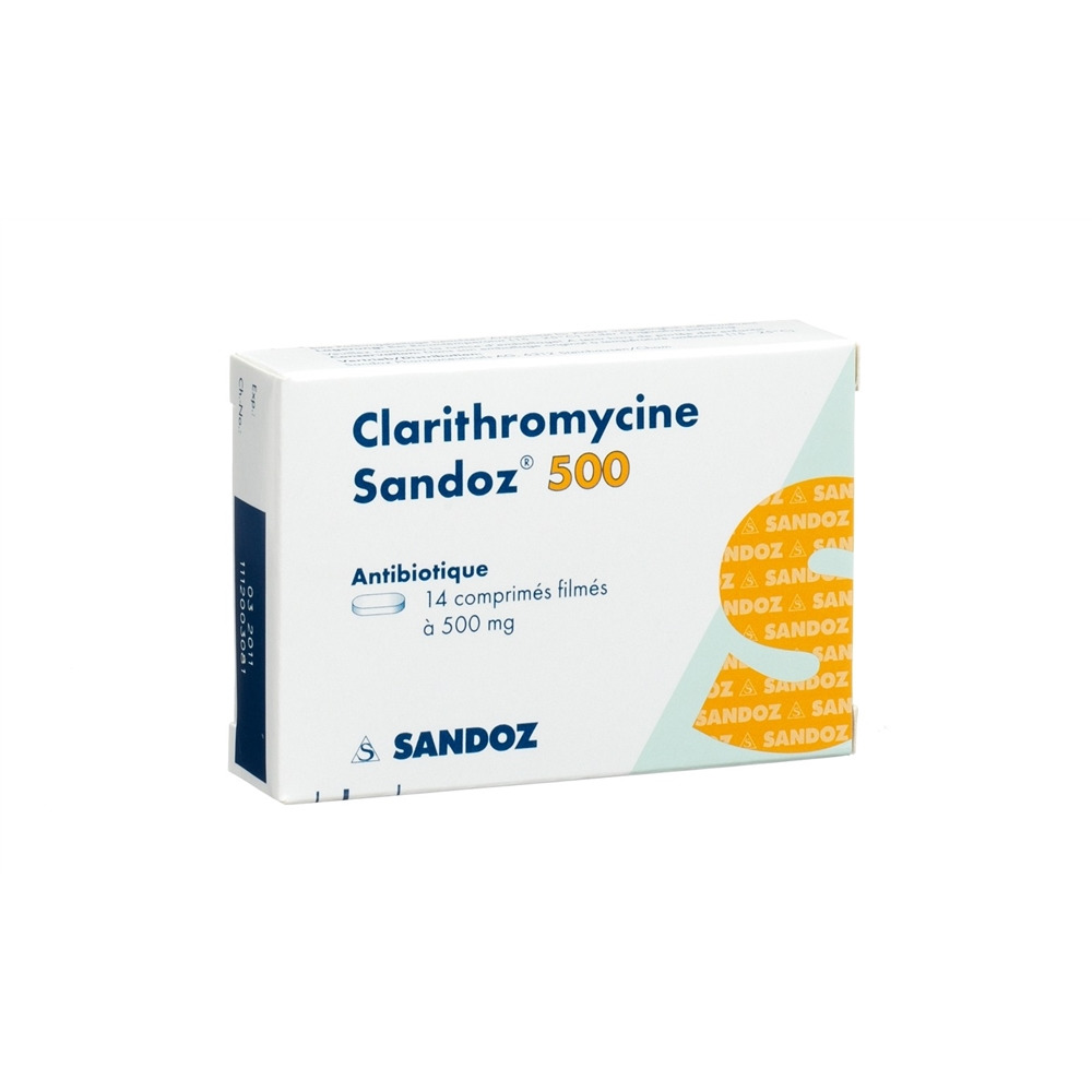 CLARITHROMYCINE Sandoz 500 mg, Bild 2 von 2