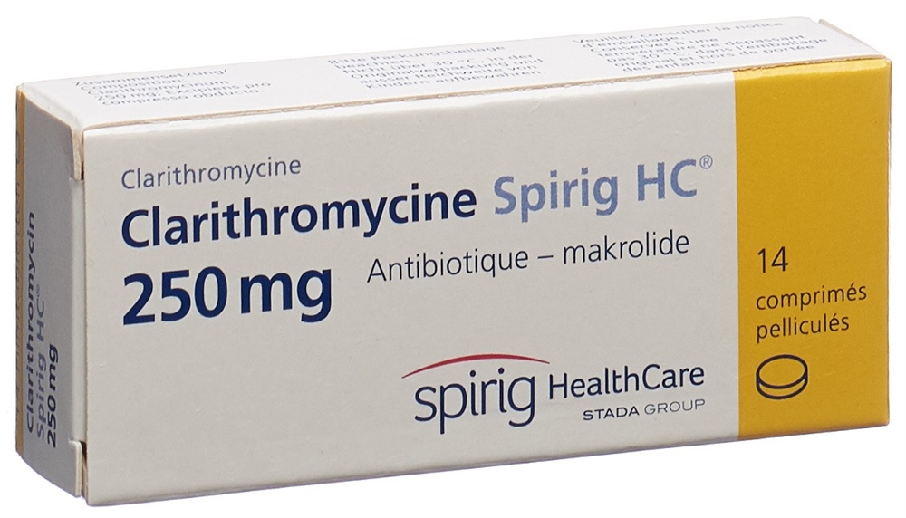 CLARITHROMYCINE Spirig HC 250 mg, Bild 2 von 2