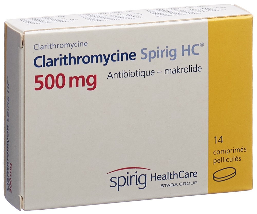 CLARITHROMYCINE Spirig HC 500 mg, Bild 2 von 2