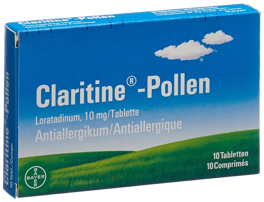 CLARITINE cpr 10 mg blist 10 pce, image principale