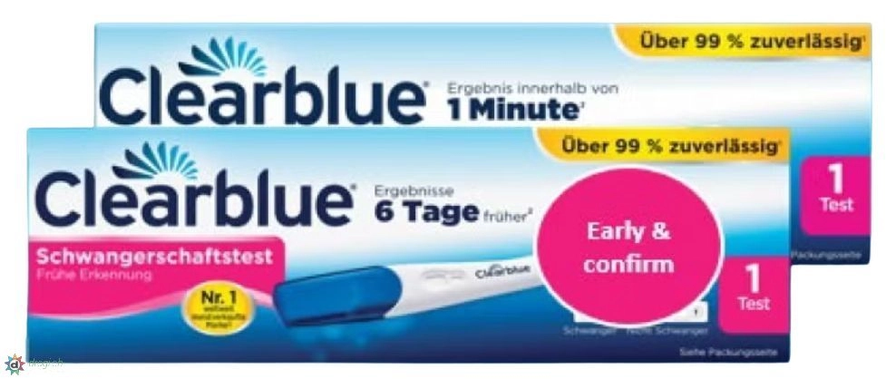 CLEARBLUE Schwangerschaftstest Early & Confirm