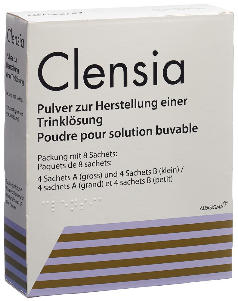 CLENSIA Plv Btl 8 Stk, Hauptbild