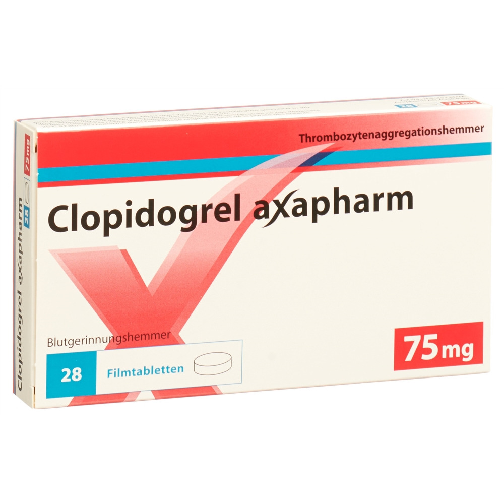 CLOPIDOGREL axapharm 75 mg, Hauptbild