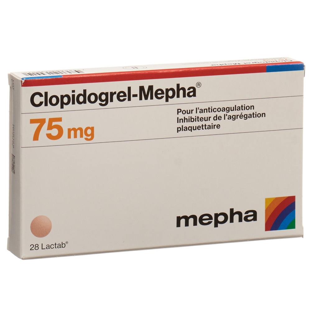 CLOPIDOGREL Mepha 75 mg, image 2 sur 2