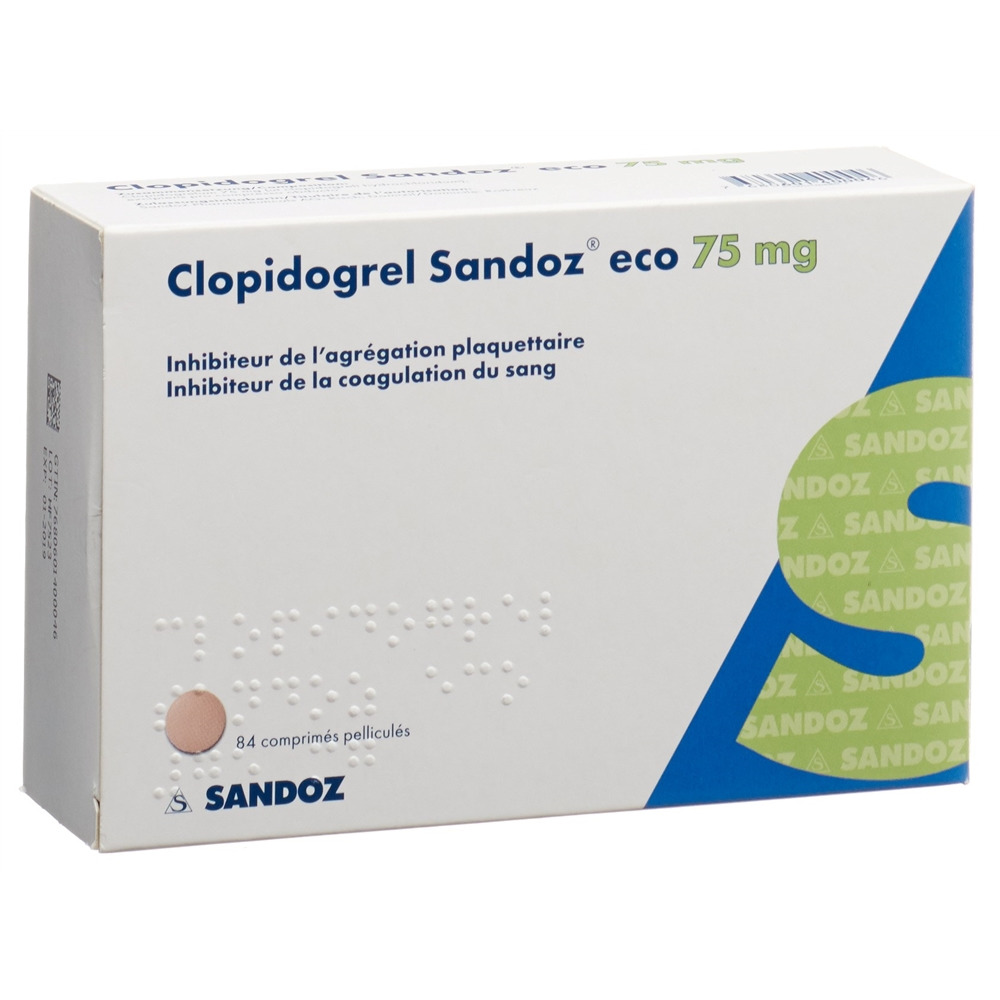 CLOPIDOGREL eco 75 mg, image 2 sur 2