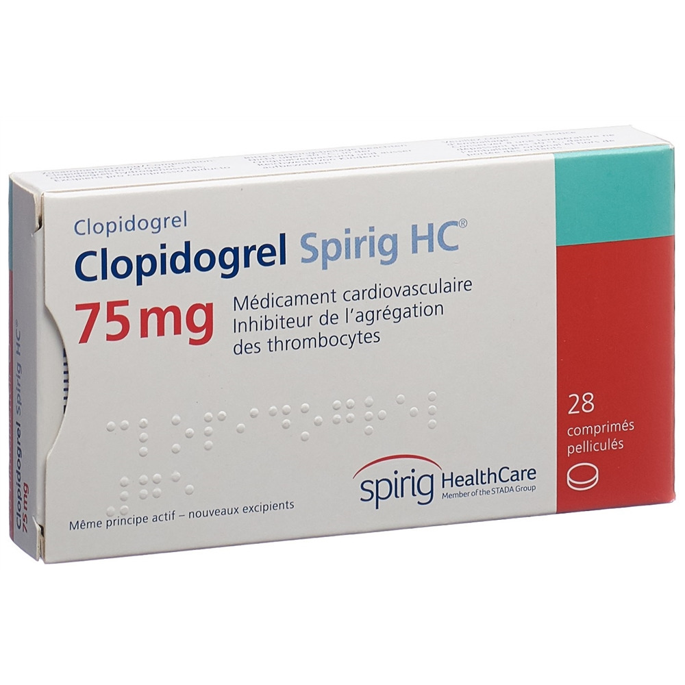 CLOPIDOGREL Spirig HC 75 mg, image 2 sur 2