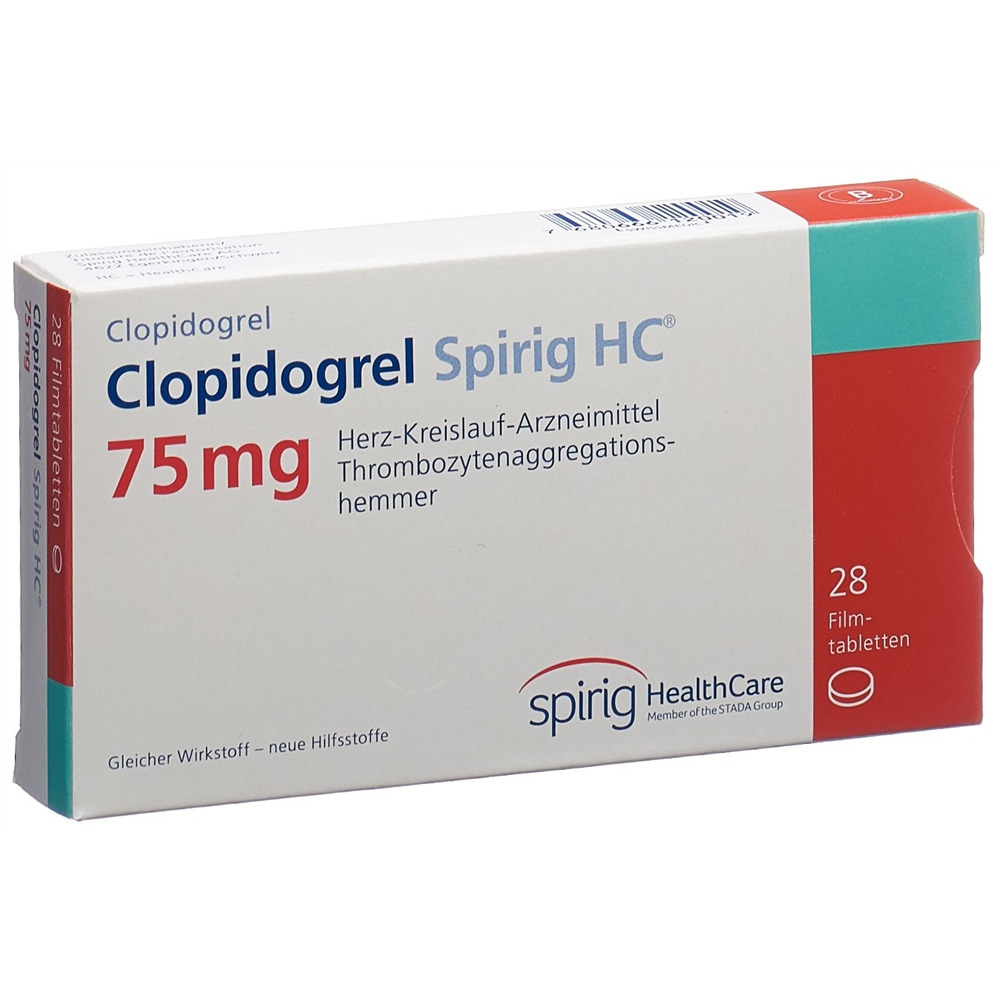 CLOPIDOGREL Spirig HC 75 mg, image principale