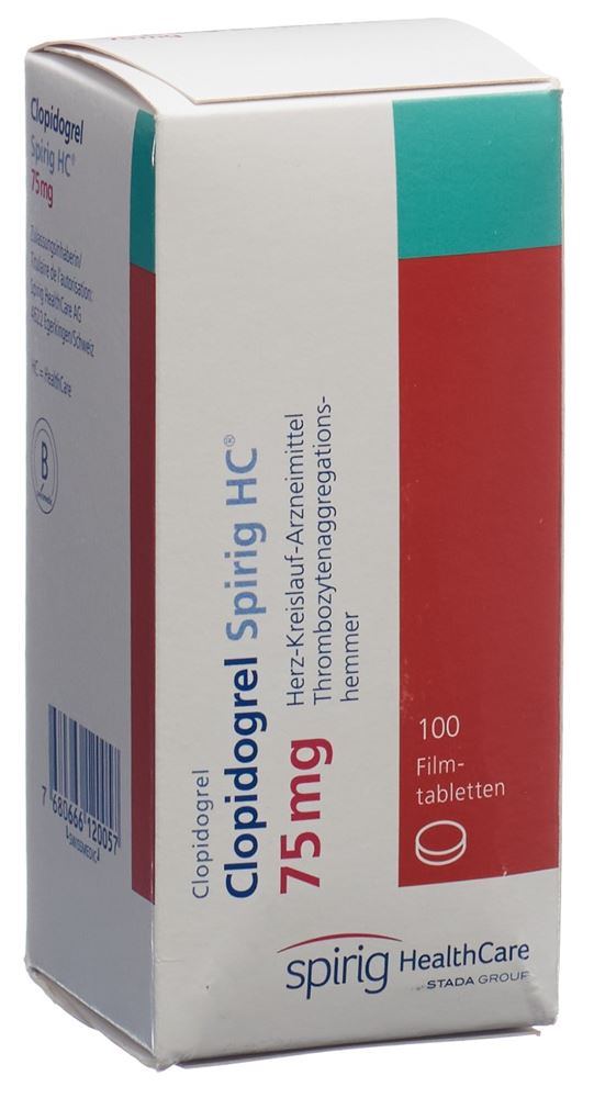 CLOPIDOGREL Spirig HC 75 mg, image principale