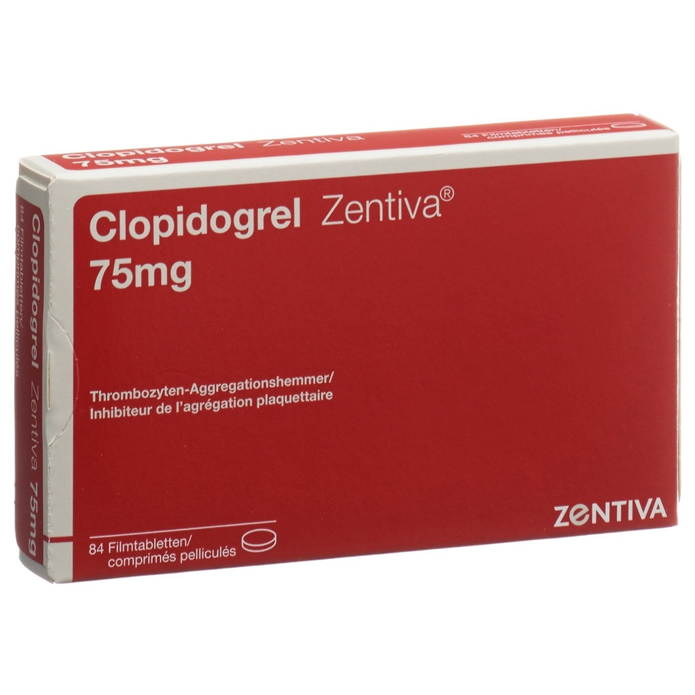 CLOPIDOGREL Zentiva 75 mg, Hauptbild