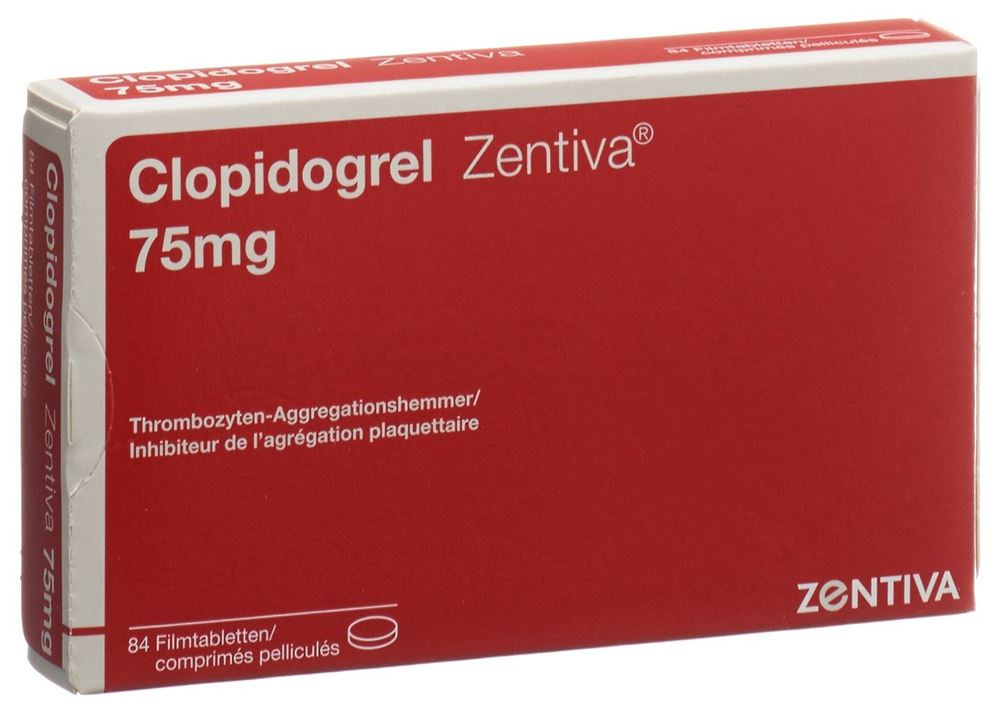 CLOPIDOGREL Zentiva 75 mg, Hauptbild