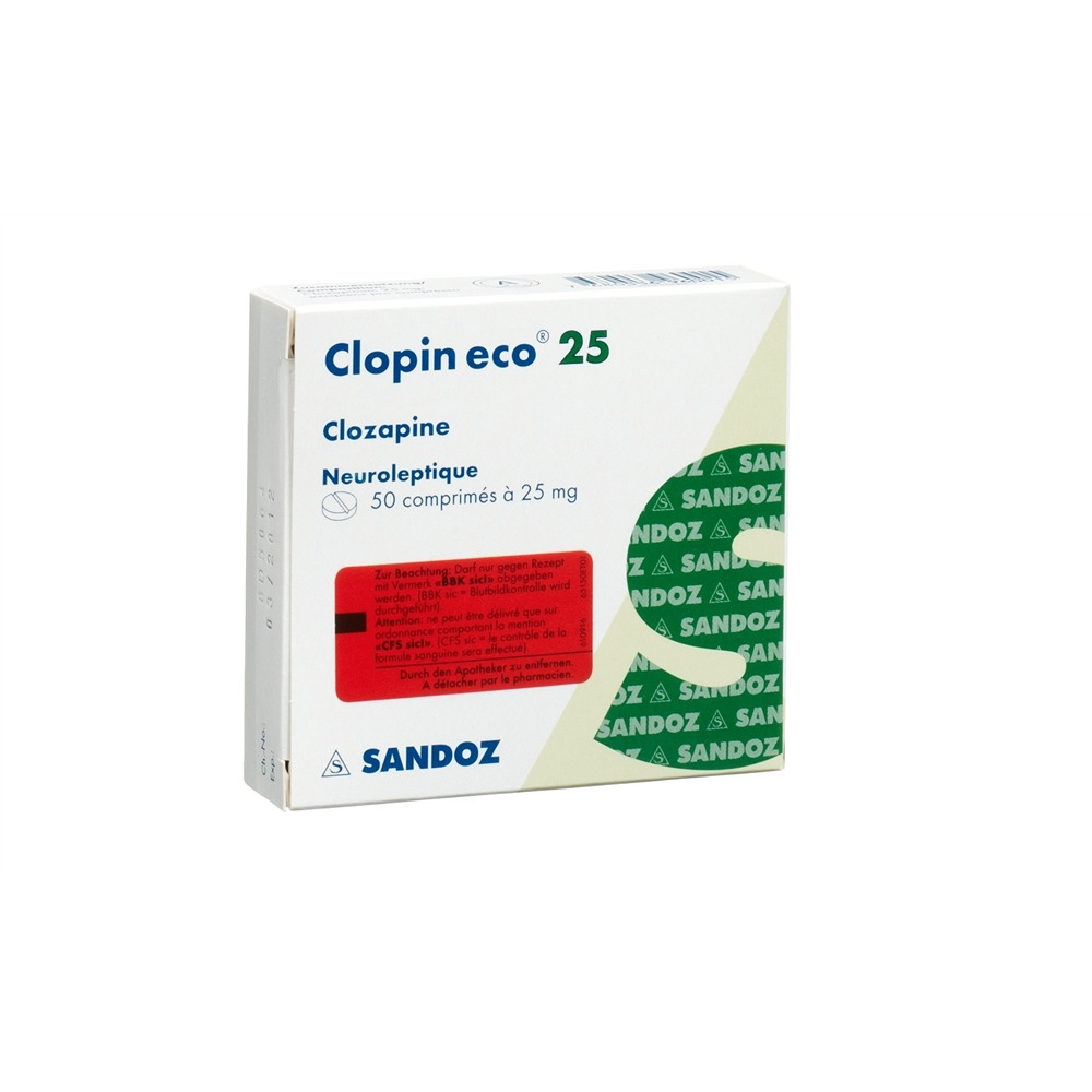 CLOPIN ECO cpr 25 mg blist 50 pce, image 2 sur 2