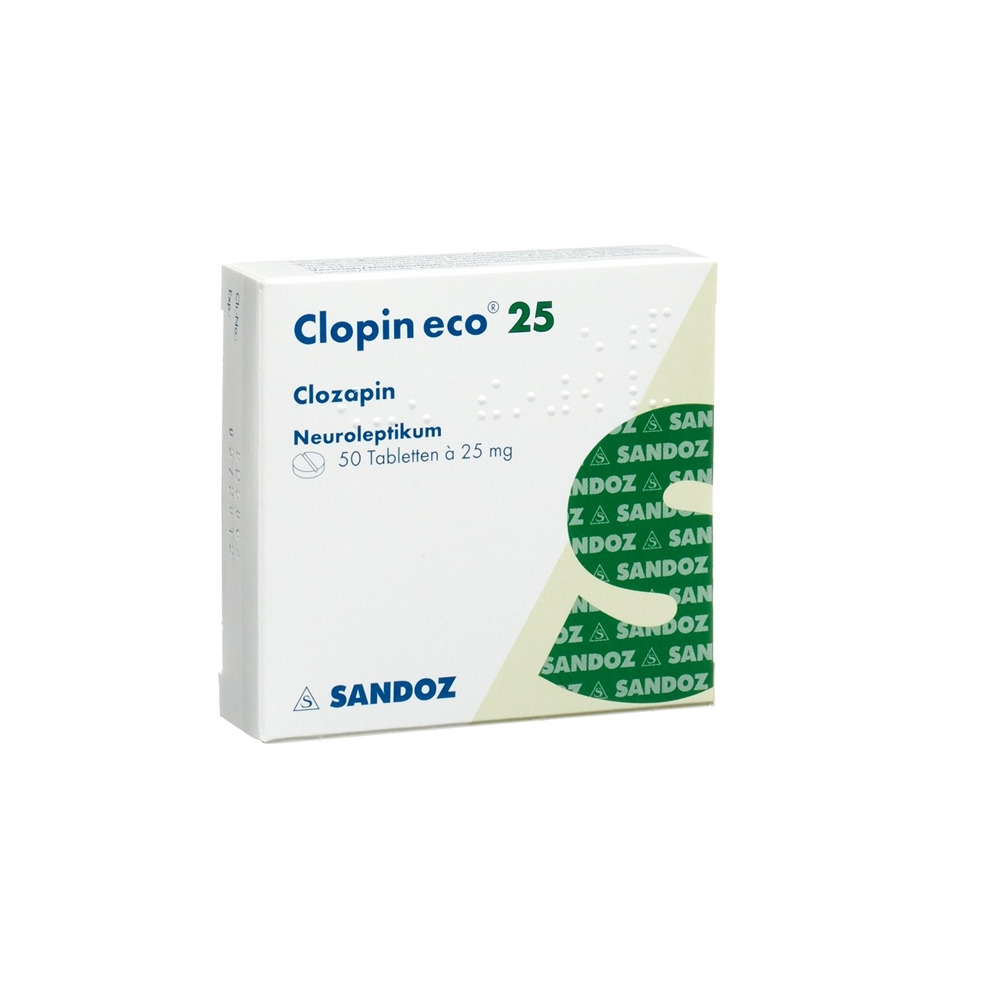 CLOPIN ECO cpr 25 mg blist 50 pce, image principale