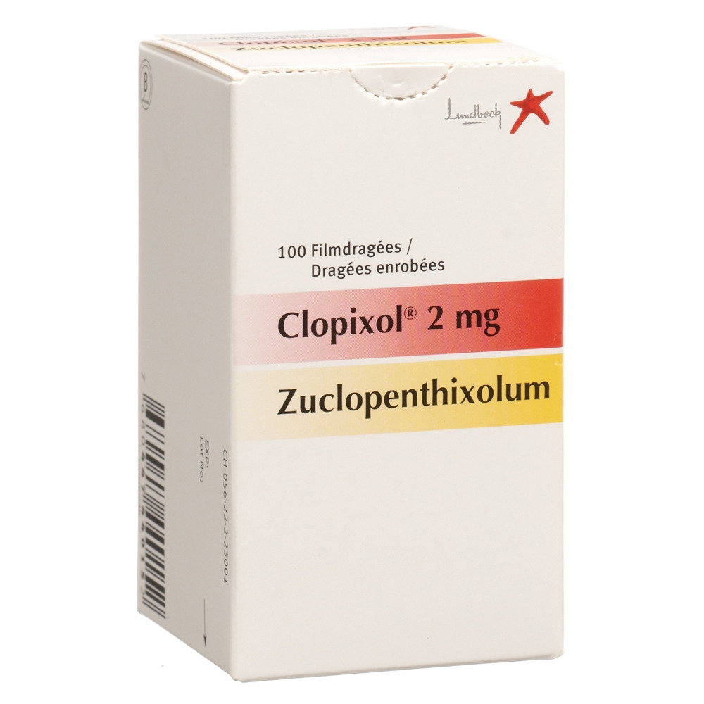 CLOPIXOL cpr pell 2 mg bte 100 pce, image principale