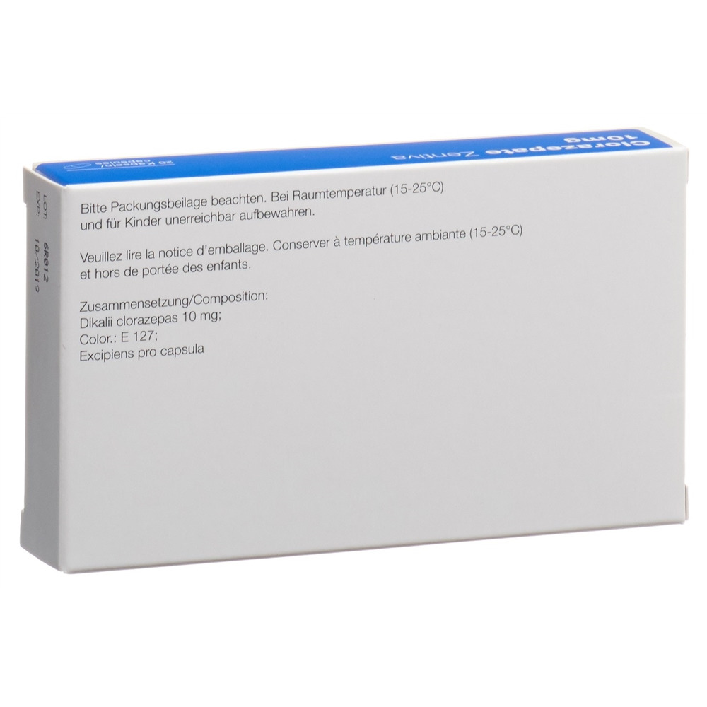 CLORAZEPATE Zentiva 10 mg, image 2 sur 2