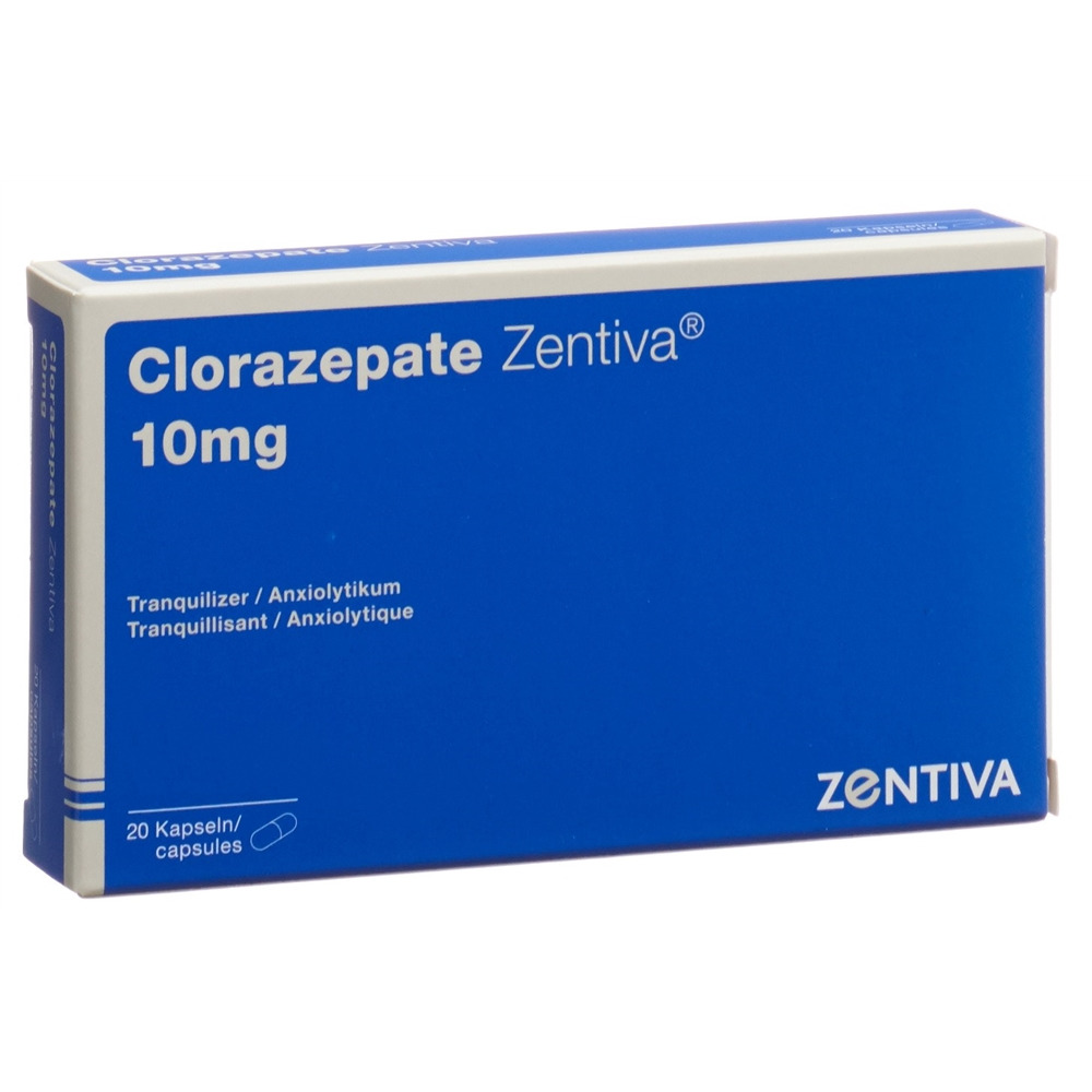 CLORAZEPATE Zentiva 10 mg, image principale