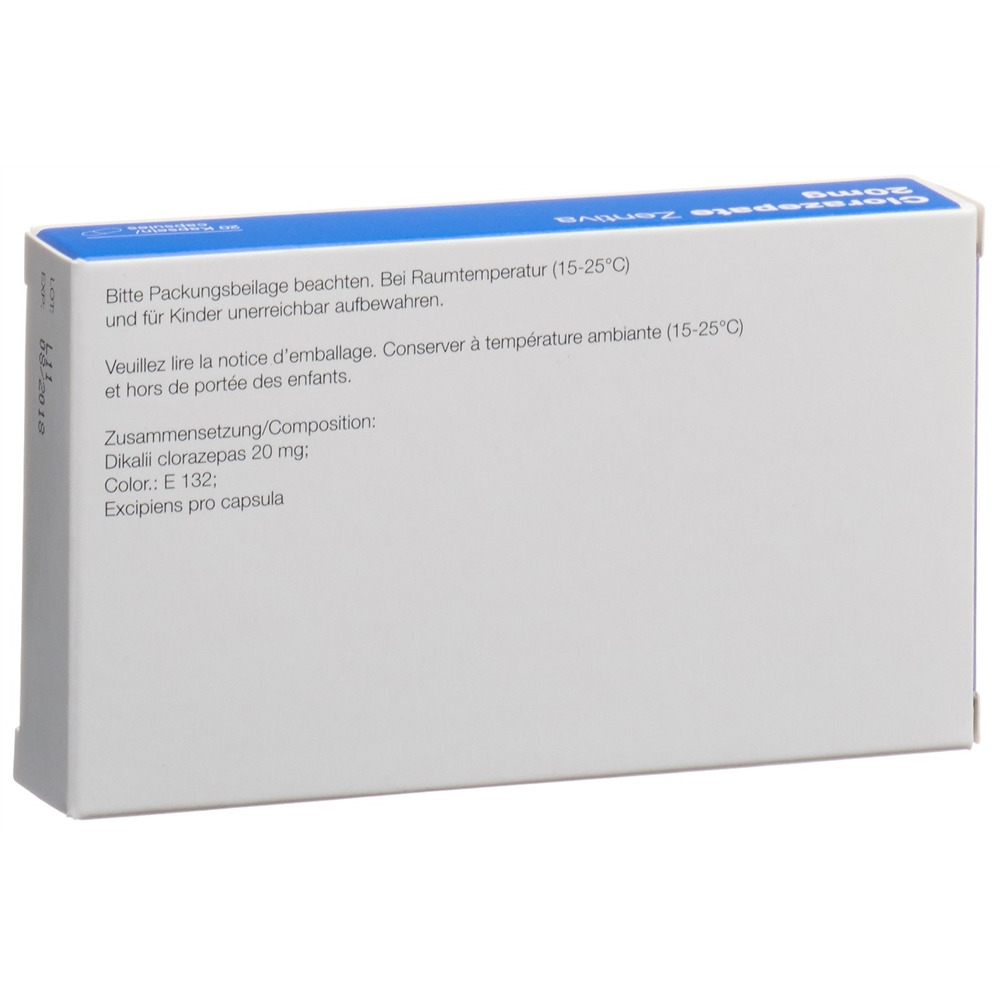 CLORAZEPATE Zentiva 20 mg, image 2 sur 2