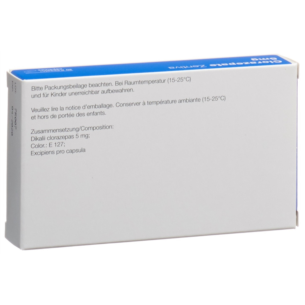 CLORAZEPATE Zentiva 5 mg, image 2 sur 2