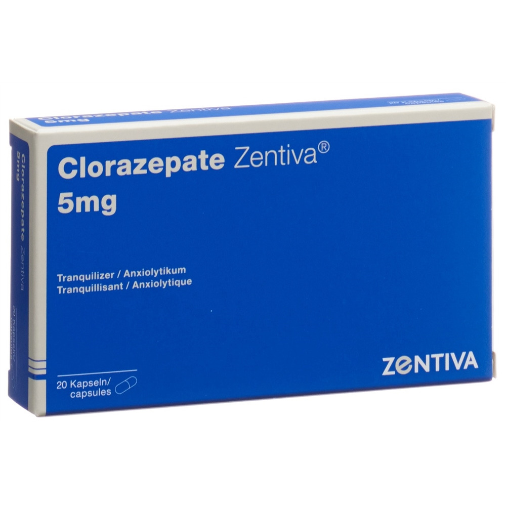 CLORAZEPATE Zentiva 5 mg, image principale