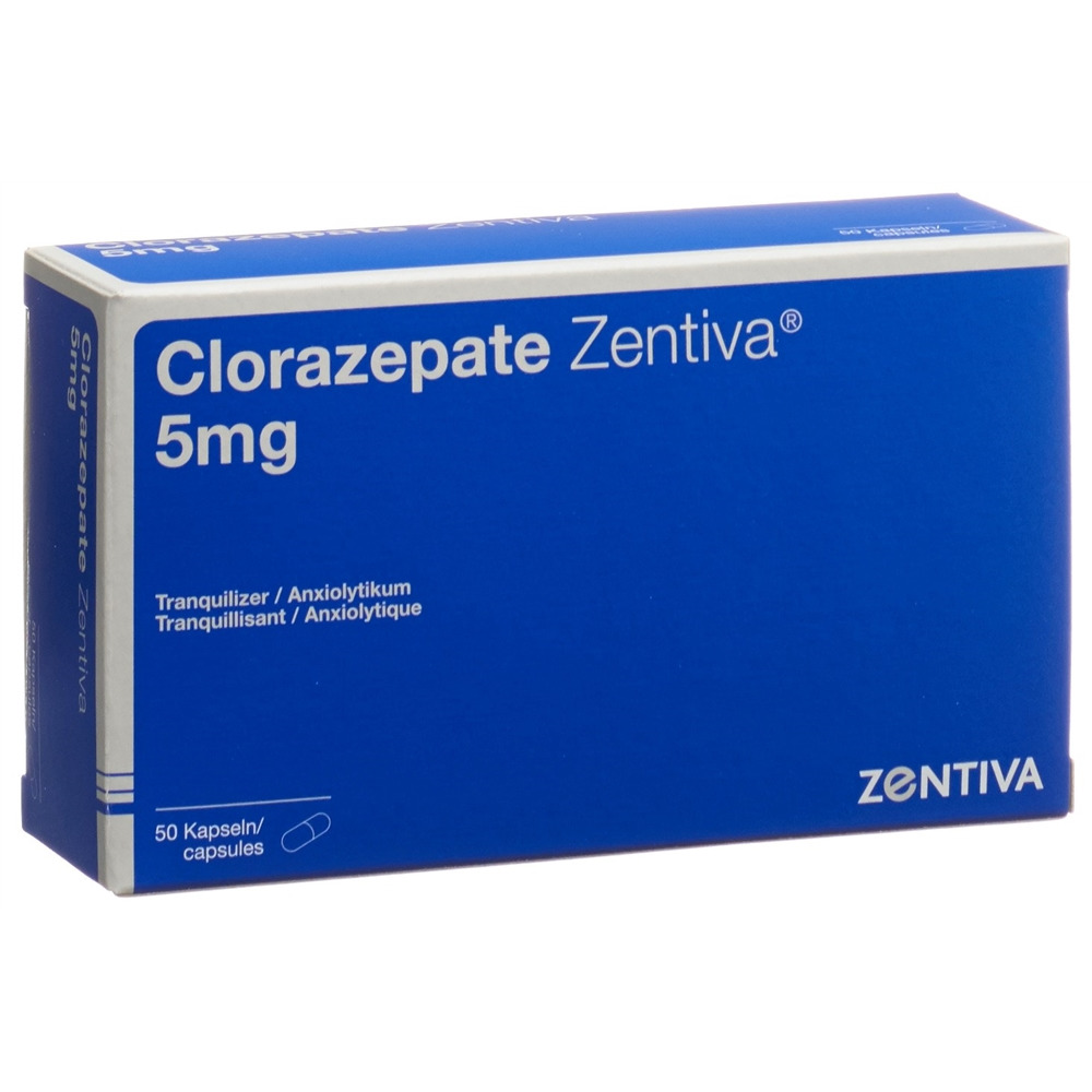 CLORAZEPATE Zentiva 5 mg, image principale