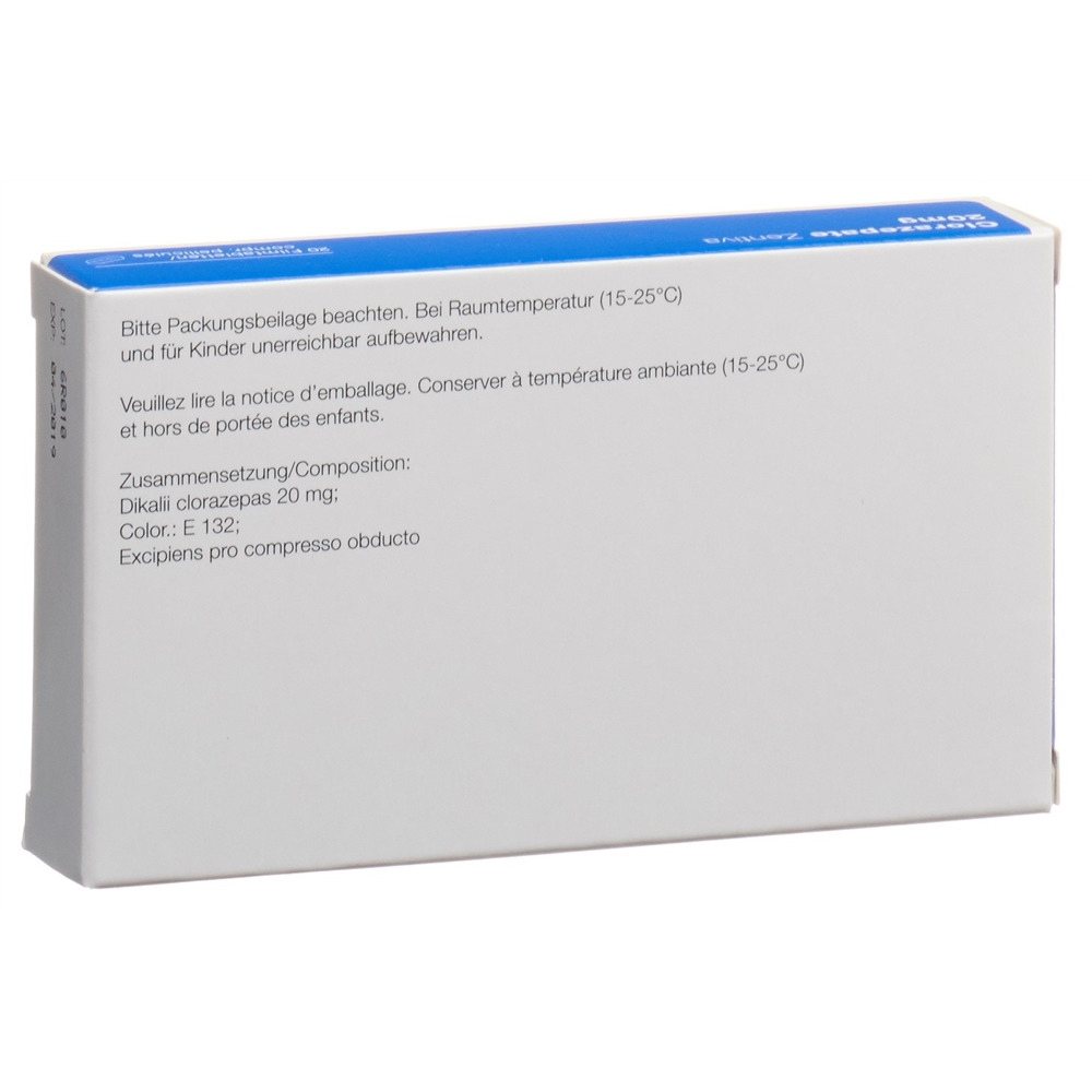 CLORAZEPATE Zentiva 20 mg, Bild 2 von 2