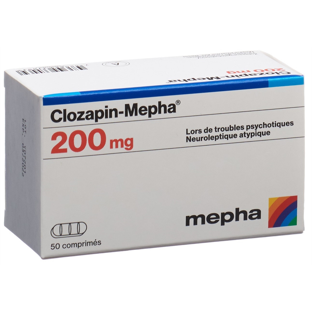 CLOZAPINE Mepha 200 mg, Bild 2 von 2