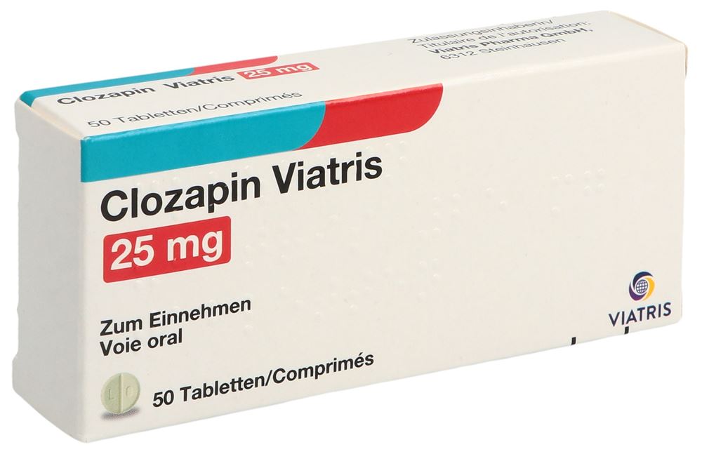 CLOZAPINE Viatris 25 mg, image principale