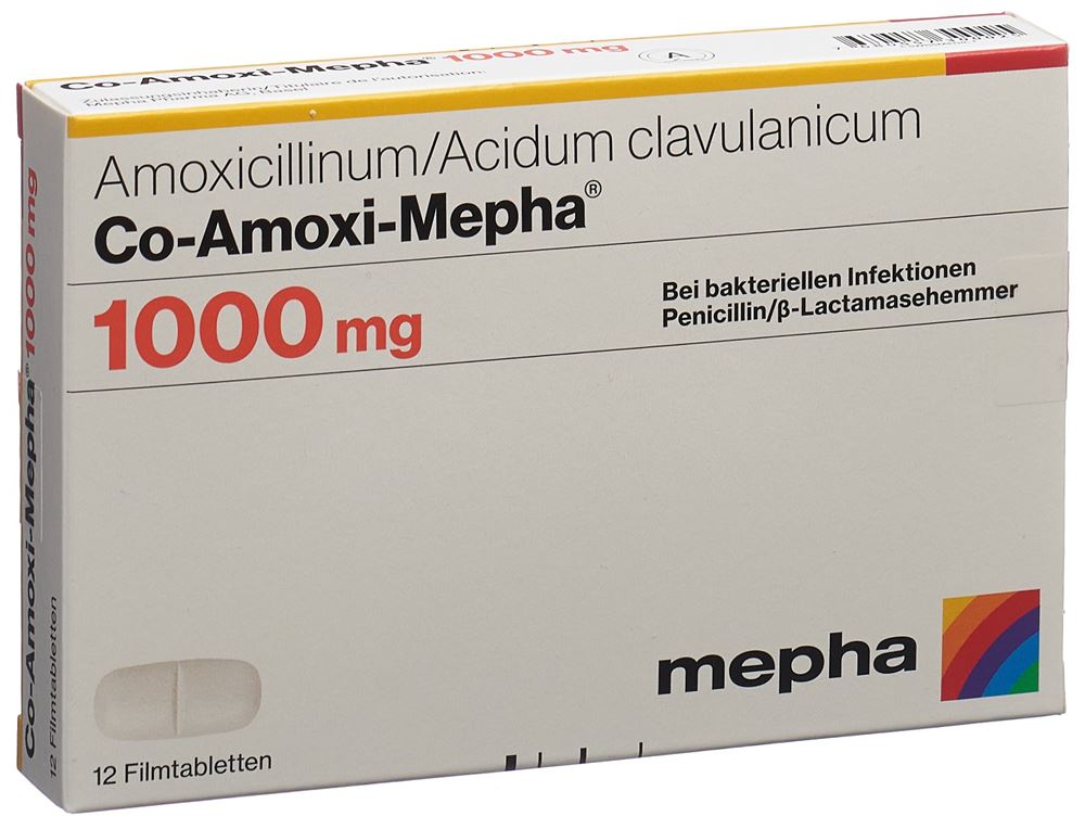 CO AMOXI Mepha 1000 mg, Hauptbild