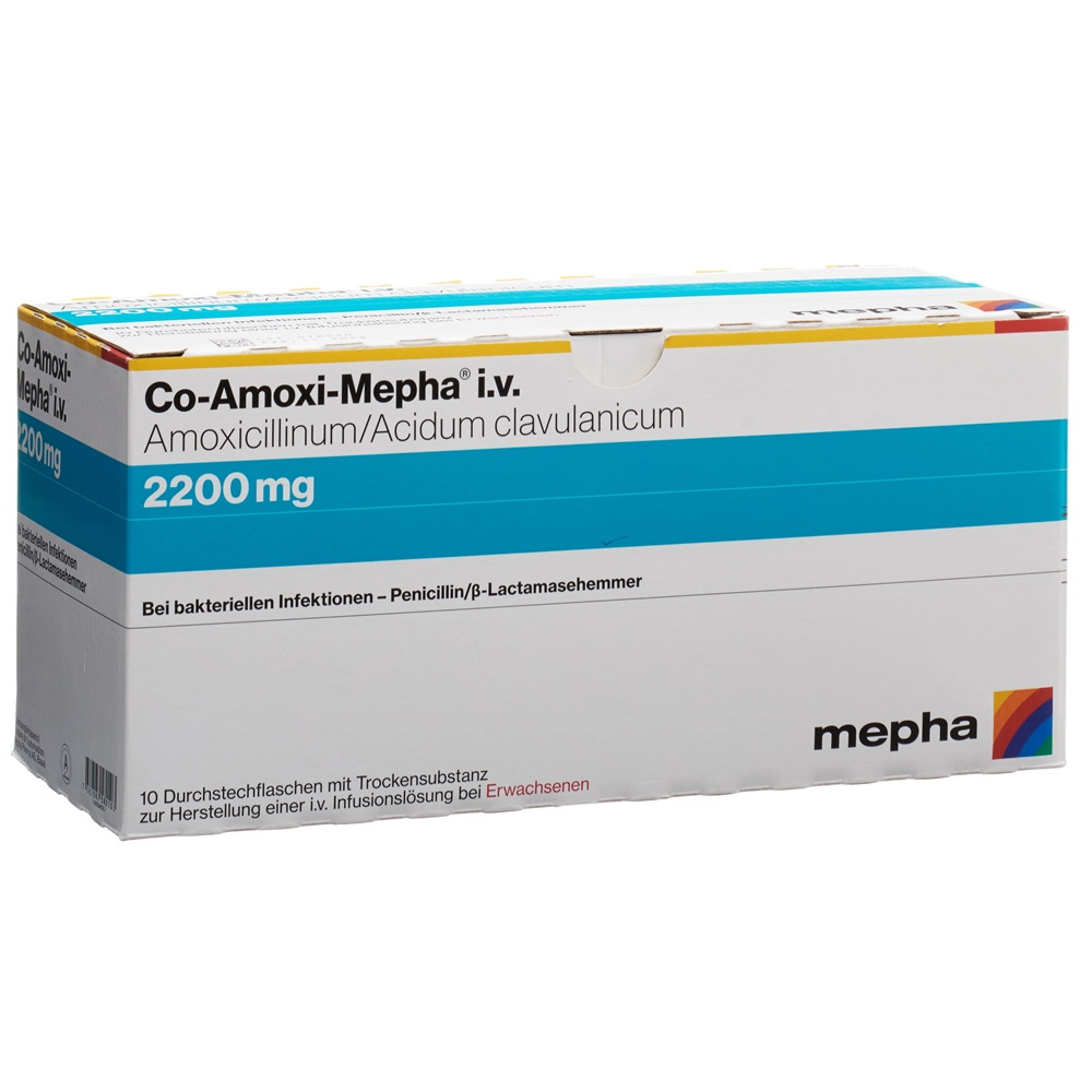 CO AMOXI Mepha 2200 mg, Hauptbild