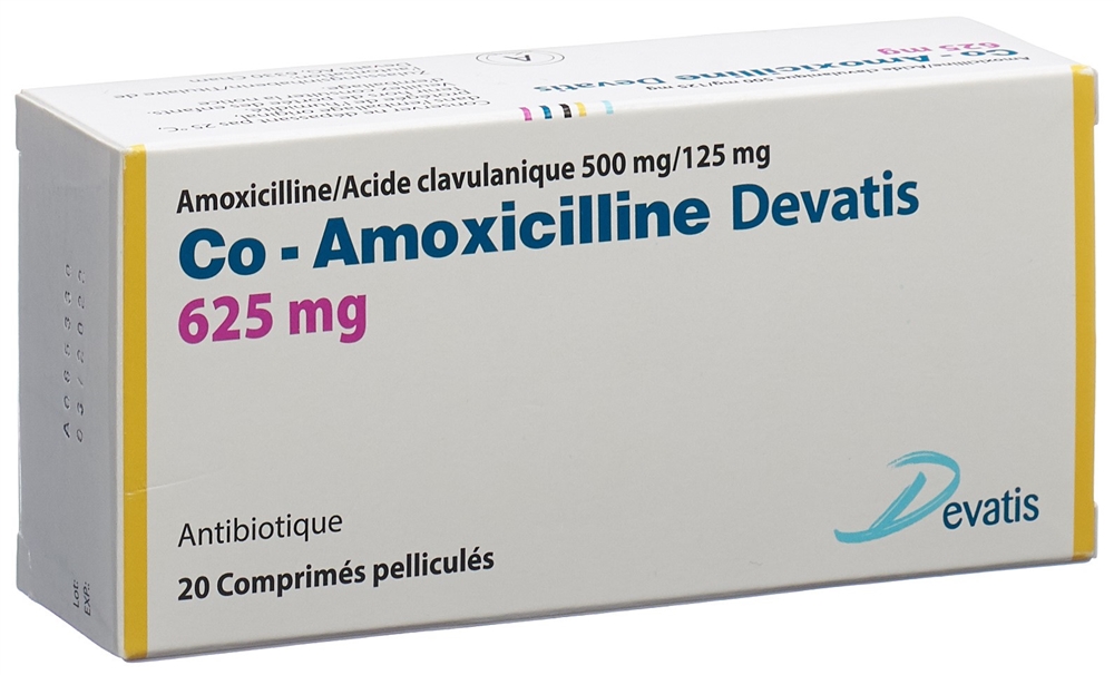 CO AMOXICILLINE Devatis 625 mg, Bild 2 von 2