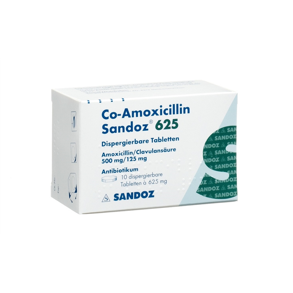 CO AMOXICILLINE Sandoz 625 mg, Hauptbild