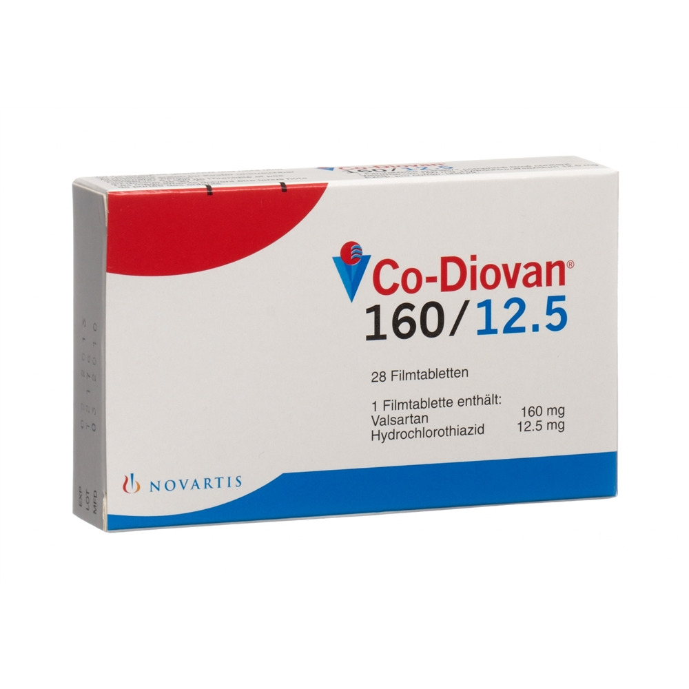 CO-DIOVAN cpr pell 160/12.5 mg blist 28 pce, image principale