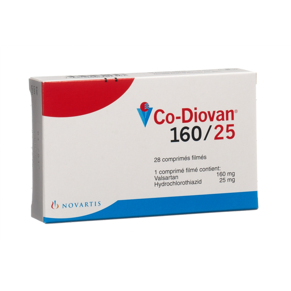 CO-DIOVAN cpr pell 160/25 mg blist 28 pce, image 2 sur 2