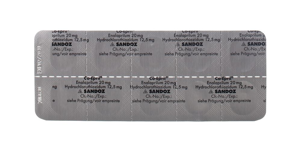 CO EPRIL cpr 20/12.5 mg blist 100 pce, image 2 sur 2