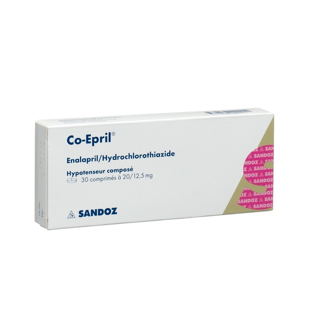 CO EPRIL cpr 20/12.5 mg blist 30 pce, image 2 sur 2