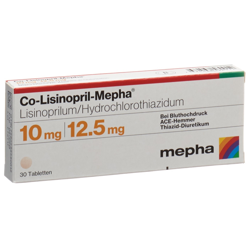 CO LISINOPRIL Mepha, image principale