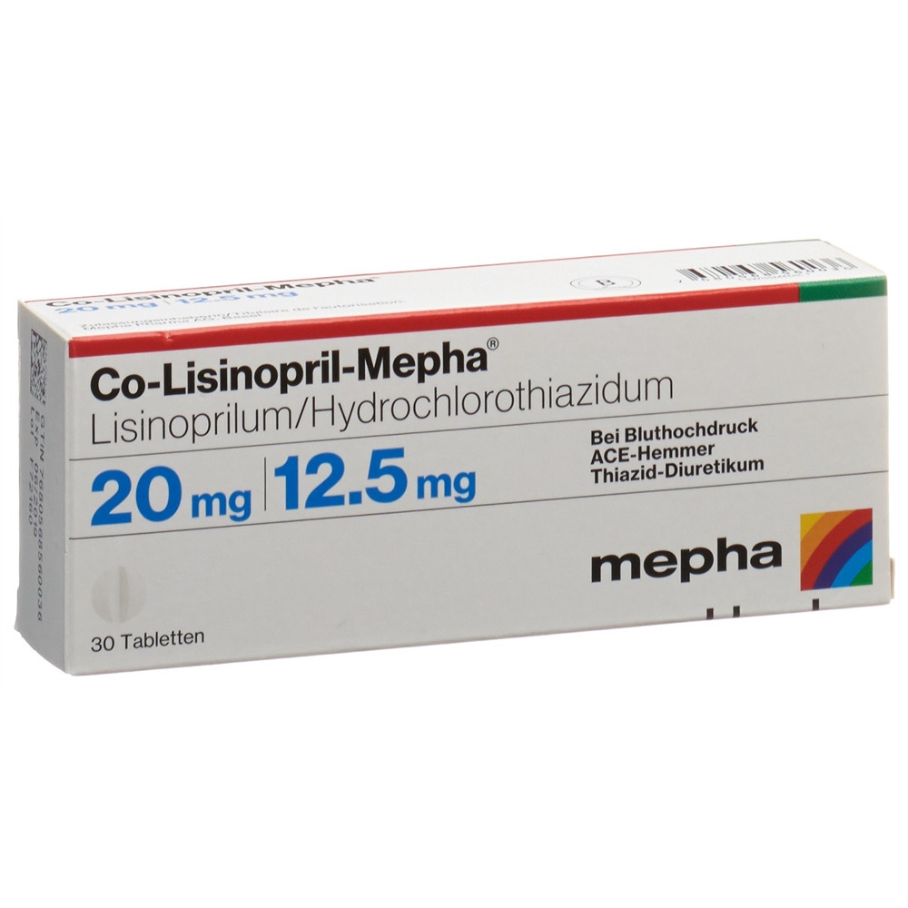 CO LISINOPRIL Mepha, Hauptbild