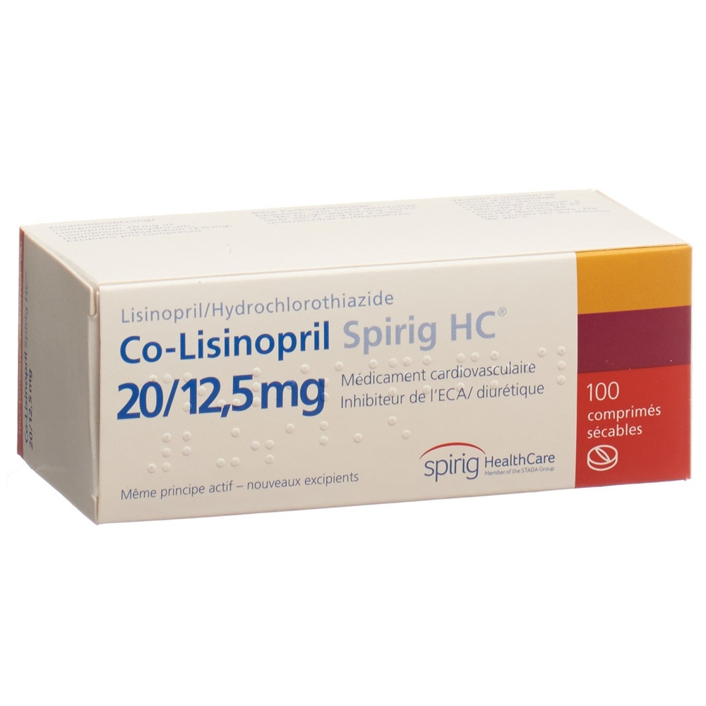 CO LISINOPRIL Spirig HC, image 2 sur 2