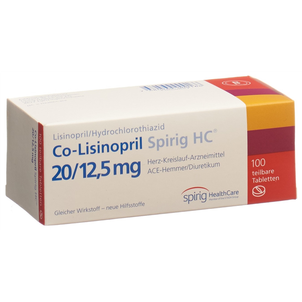 CO LISINOPRIL Spirig HC, image principale