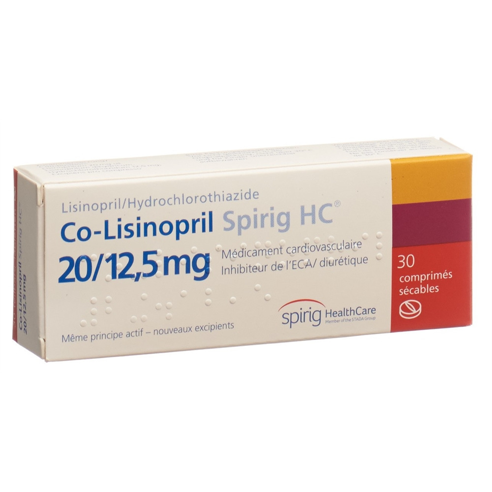 CO LISINOPRIL Spirig HC, image 2 sur 2