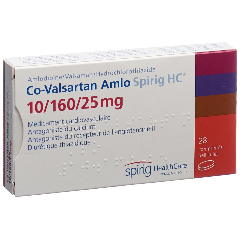 CO VALSARTAN AMLO Amlo Spirig HC, image 2 sur 2