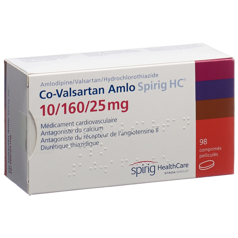 CO VALSARTAN AMLO Amlo Spirig HC, image 2 sur 2